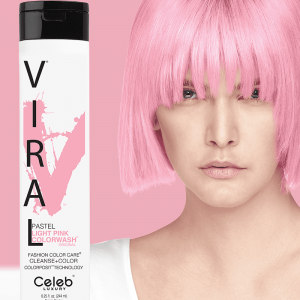 Өнгө сэргээгч шампунь /Цайвар Усан Ягаан/ – Celebluxury Viral Colorwash – Pastel Light Pink /244ML/