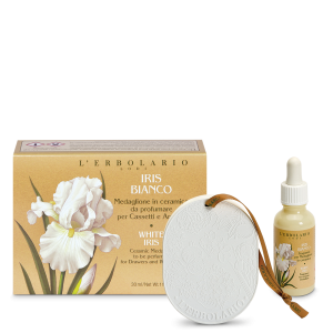 Medallion for Drawers and Wardrobe White Iris - Үнэртүүлэгч L,Edition